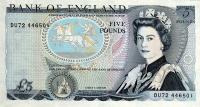 Gallery image for England p378d: 5 Pounds